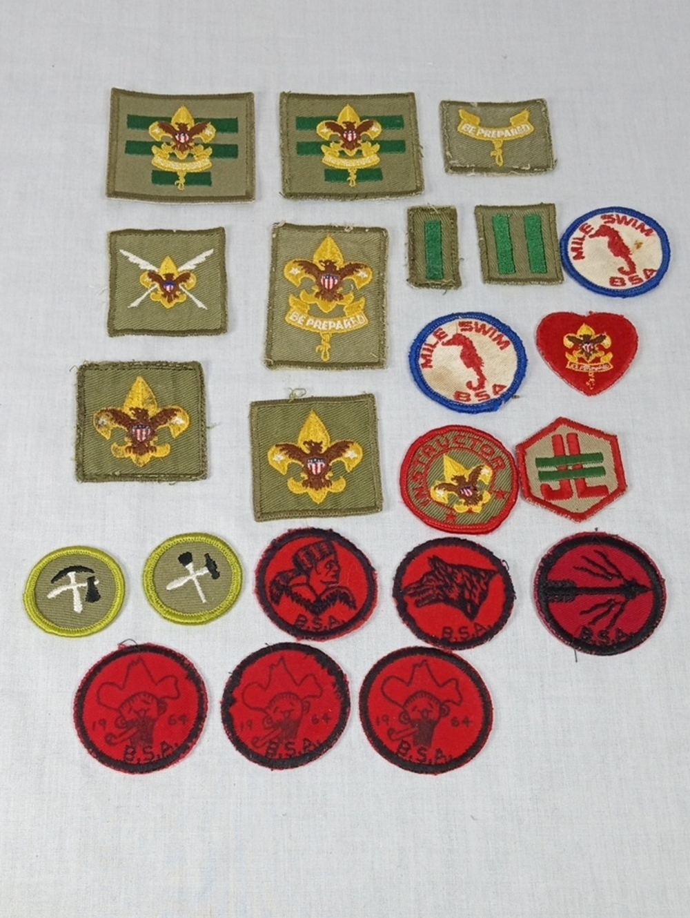 Vintage Boy Scouts Merit Badge Patch Collection New And Old Mix